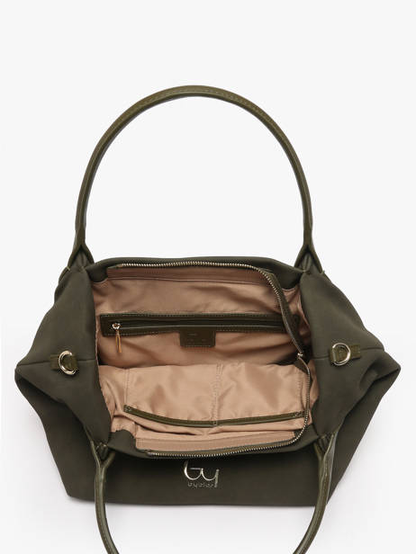 Schoudertas Daisy Suede By byblos Groen daisy suede BS66B01S ander zicht 2